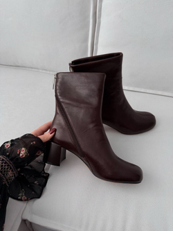 Ботильоны из натуральной кожи