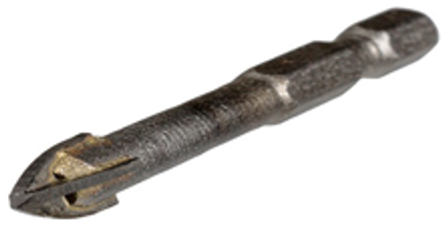 Сверло по керамике 8мм под биту четырехгранное Креост