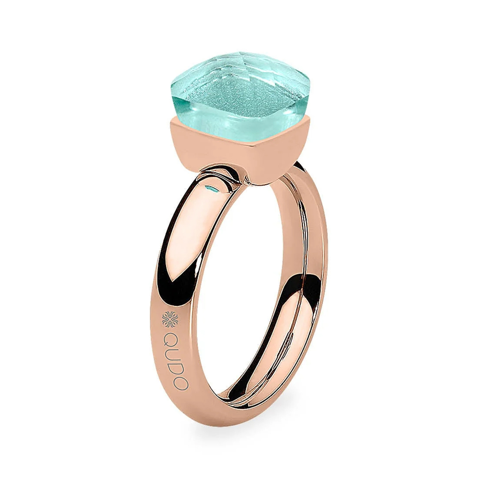 Кольцо Qudo Firenze soft aqua 18 мм 613730 BL/RG