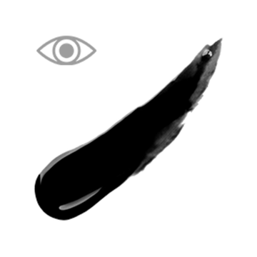 Красивое Лицо Всегда - пигмент  для век  "Черный уголь"