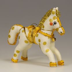 Ёлочная игрушка Лошадка Цирковая