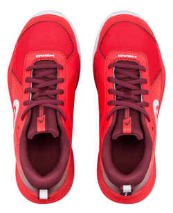 Детские теннисные кроссовки Head Sprint Court 4.0 - red/dark red
