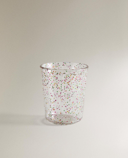 Zara Home стакан из пластика, цвет прозрачный, 8.2 см