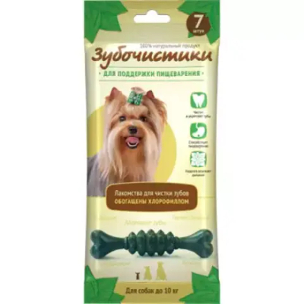 Зубочистики "Мятные" для собак мини пород ДЕРЕВЕНСКИЕ ЛАКОМСТВА - 7 шт