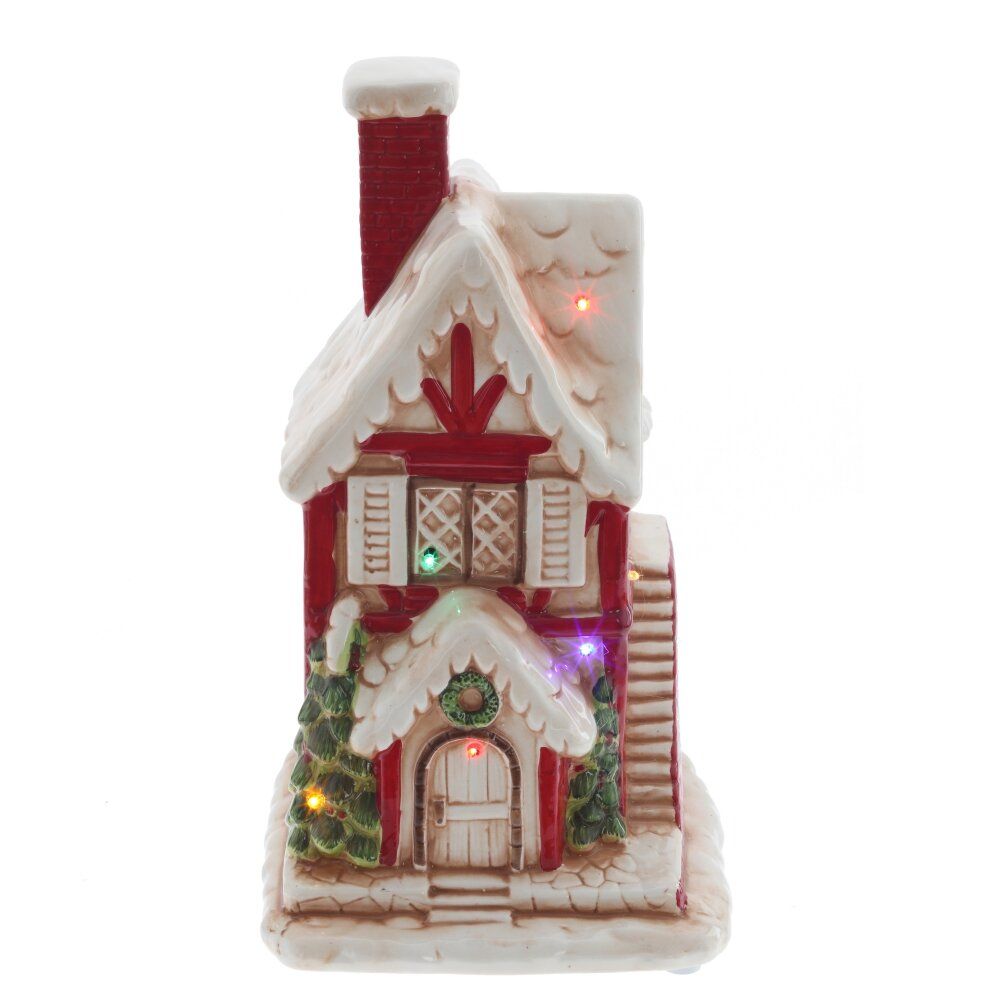 GAEM Фигурка декоративная "Домик" с подсветкой (АААх3 н/п), L18 W19 H32 см