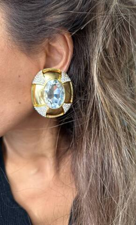 Серьги Yves Saint Laurent