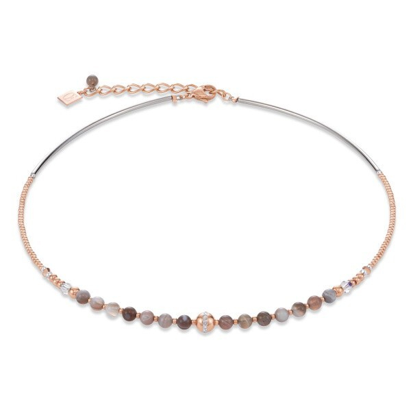 Колье Coeur de Lion Beige-Grey 4992/10-1012