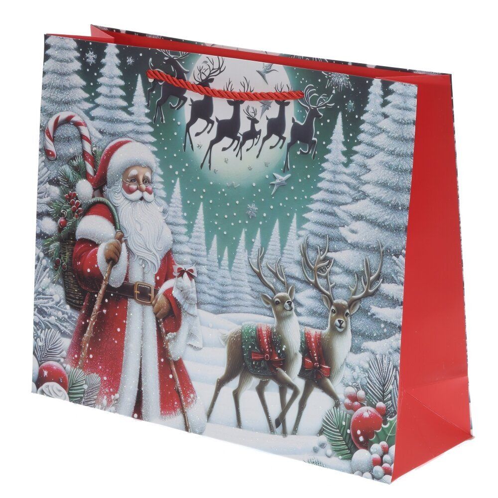 GAEM Пакет подарочный (бумага 210г/м2, блок 12шт), L26 W10 H32 см, 4в.