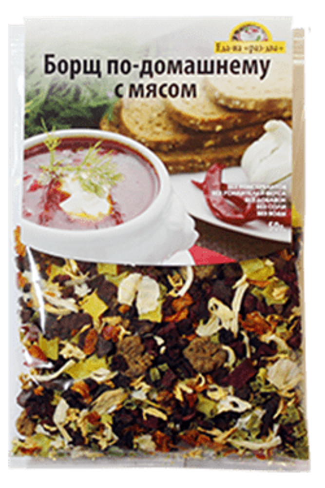 Борщ по-домашнему с мясом Здоровая Еда 50г