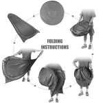 Палатка туристическая Селенга-3 однослойная, 200*200*130 см, самораскладывающаяся, цвет красно-синий