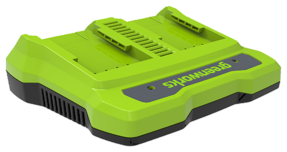 Зарядное устройство GREENWORKS G24X2UC2 24В,на 2 аккум., (2931907)