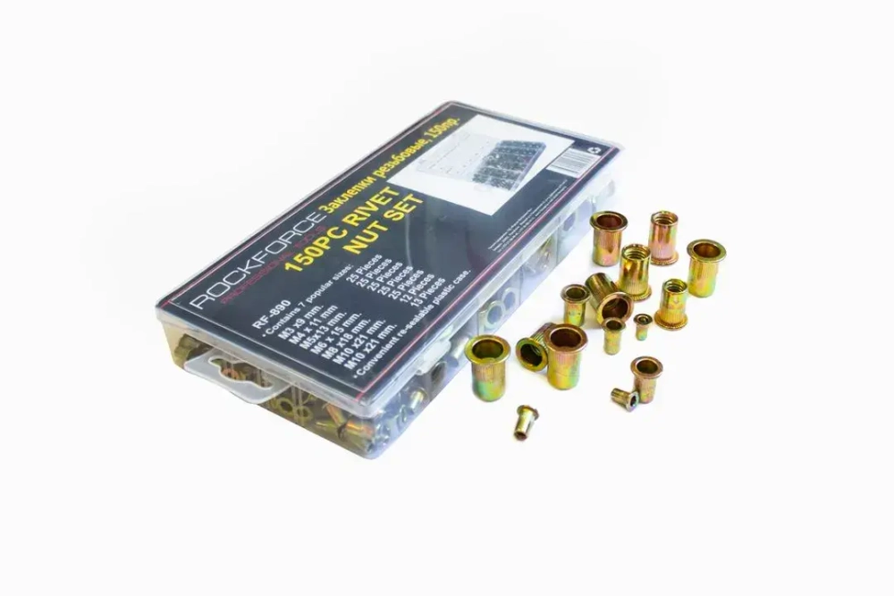 Набор заклепок, 150 пр. RockForce##Rock FORCE RF-890