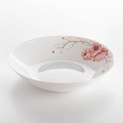 Тарелка White Fox WF-STS20 Summertime суповая опаловая с деколью 20 см. 660 мл. | White Fox