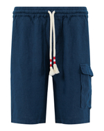 Шорты MC Saint Barth Marseille синий лён