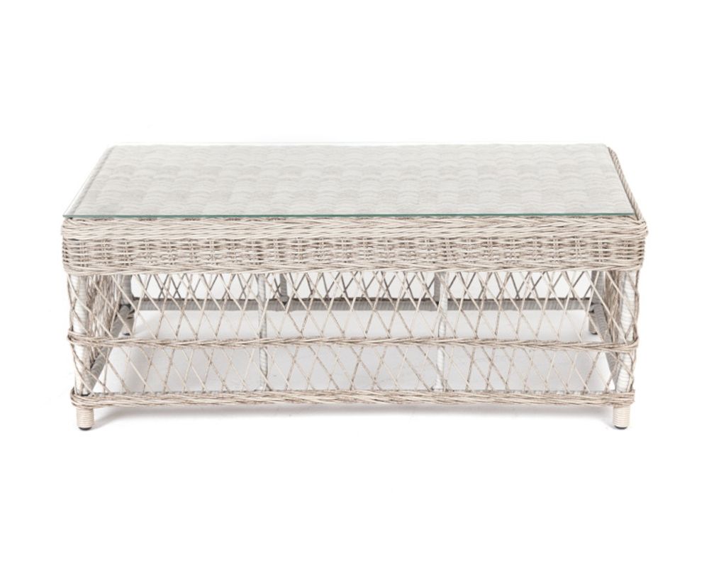 "Гранд Латте" стол журнальный из искусственного ротанга, цвет бежевый