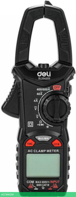 Токовые клещи Deli DL334203