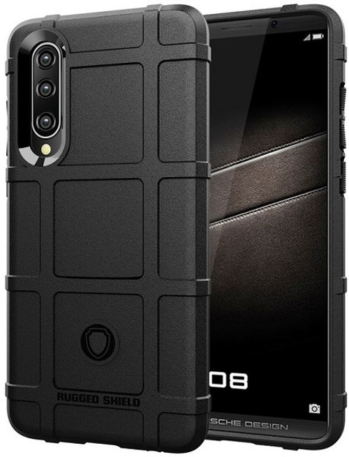 Чехол для Huawei P30 цвет Black (черный), серия Armor от Caseport