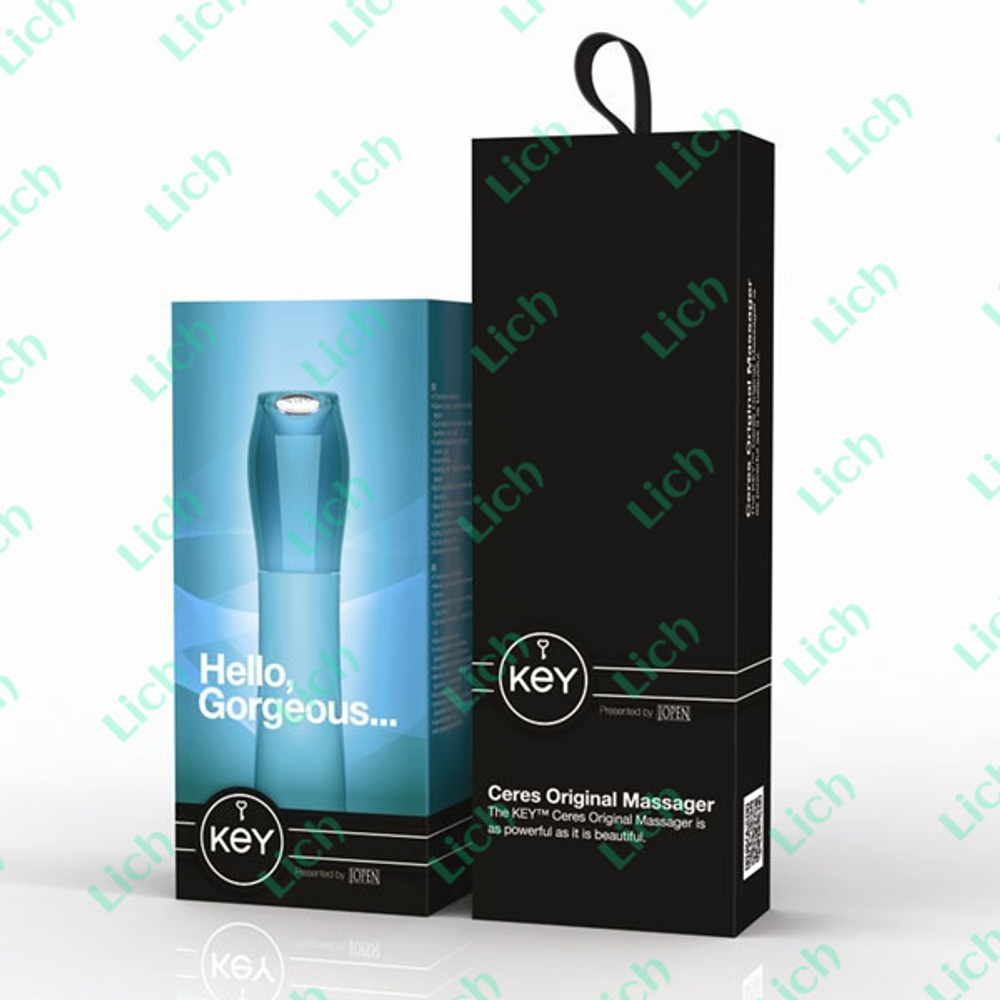 Мощный голубой вибромассажер Ceres Original