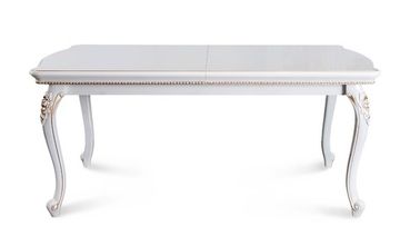 Стол обеденный НАТАЛИ прямоугольный белый глянец