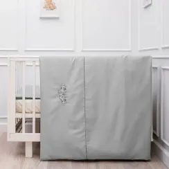 Комплект постельного белья Lollycottons Коники-сны, Серый