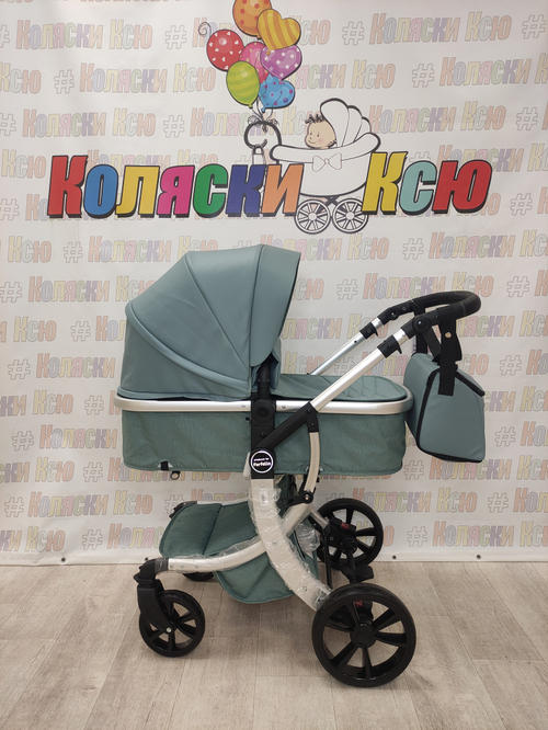 Коляска трансформер Farfello Aimile Original Autumn Аквамарин