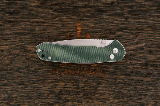 Нож складной CJRB Pyrite Large, клинок 92мм, сталь AR-RPM9, рукоять микарта