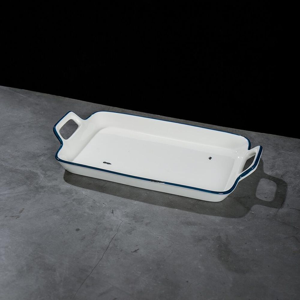 Блюдо прямоугольное 28,7*16,4 см h2,8 см 560 мл с ручками Bakery Fusion P.L. Proff Cuisine [6]