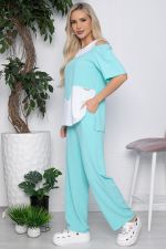 Костюм Аурика (белый/мята) К10671 LT Collection