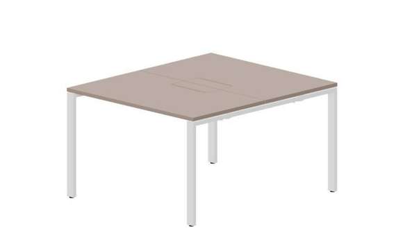 Составной стол Strike на 2 рабочих места 1180х1366х750мм (меламиновые аутлеты)