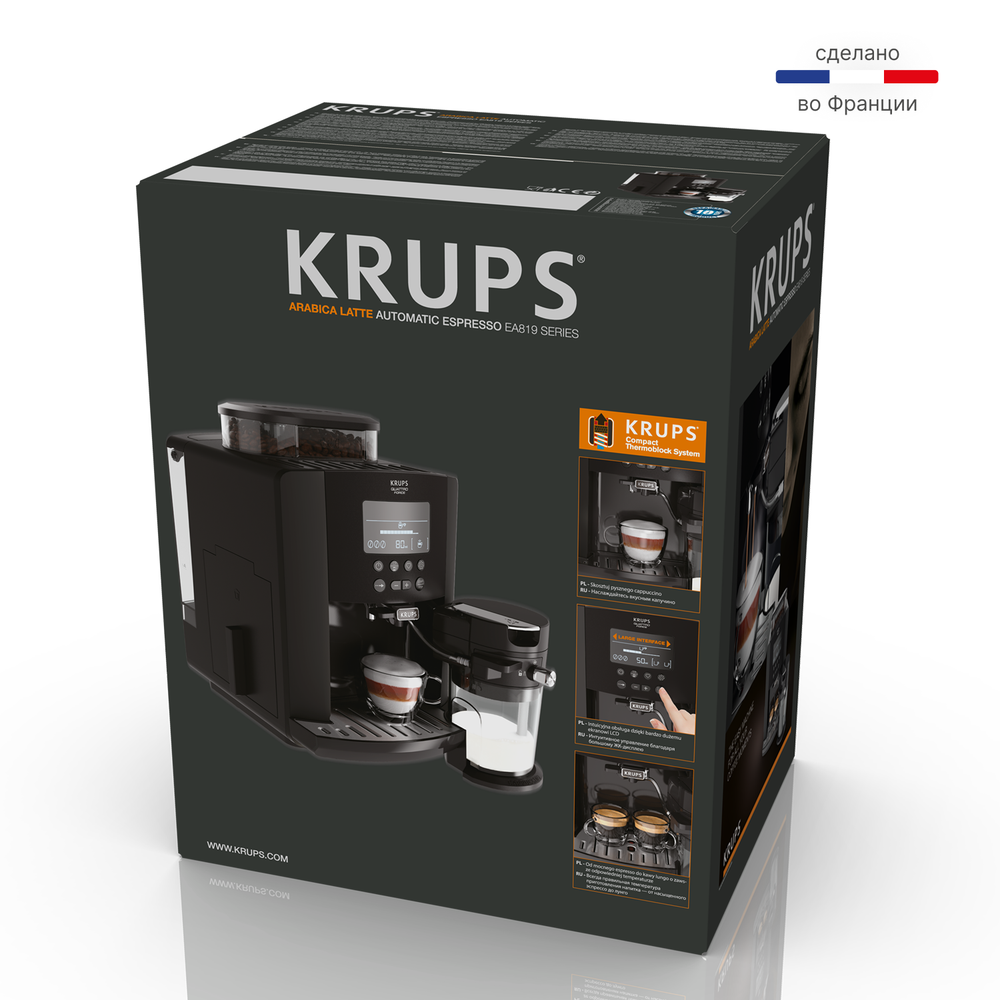 Автоматическая кофемашина Krups Arabica EA819N10