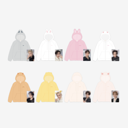 Мерч Stray Kids SKZOO FLEECE HOOD ZIP-UP - RUN IT (худи)