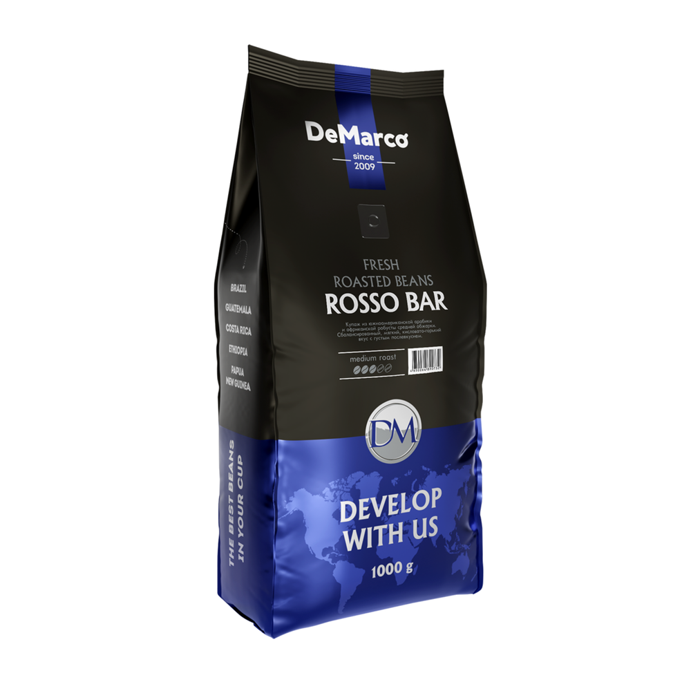 Кофе в зернах FRESH ROAST "ROSSO BAR" DeMarco