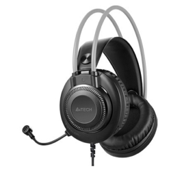 Гарнитура A4Tech Fstyler FH200i серый 1.8м накладные оголовье (FH200I GREY)
