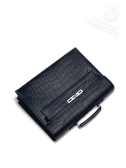 Портфель Hermes из кожи крокодила