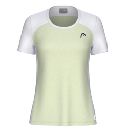 Женская теннисная футболка Head Play Tech - citrus green