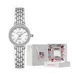 Zgo Sanrio Co branded Quartz Movement Alloy Strap Watch Women"s Watch Mother of Pearl Color Watch Dial