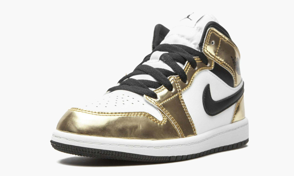 Air Jordan 1 Mid PS "Metallic Gold Black White"