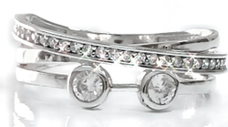 Ювелирное кольцо из серебра