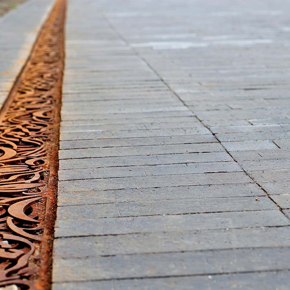 Клинкерная брусчатка Westerwaelder Klinker PK815 Schwarz-bunt Edelglanz , 200x100x40 мм