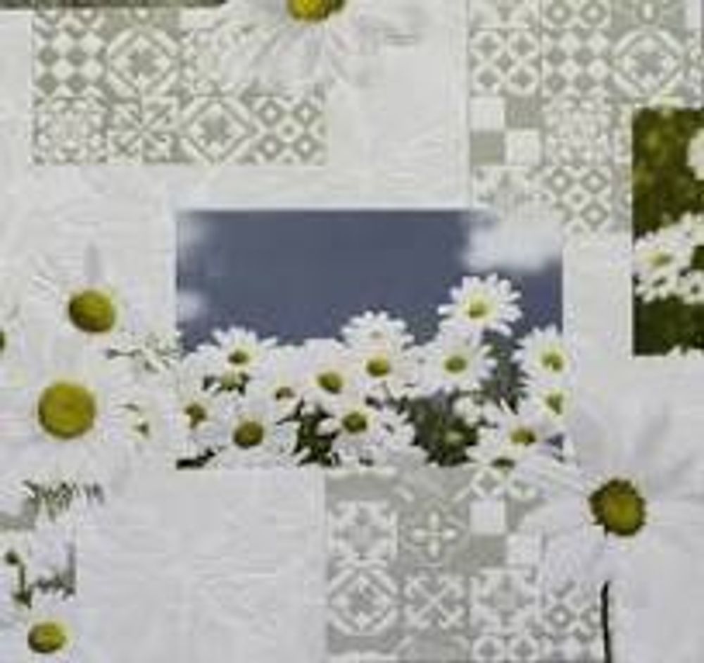 Обои Ромашки 901304 винил на бум.основе 0,53х10 (супермойка) Элизиум