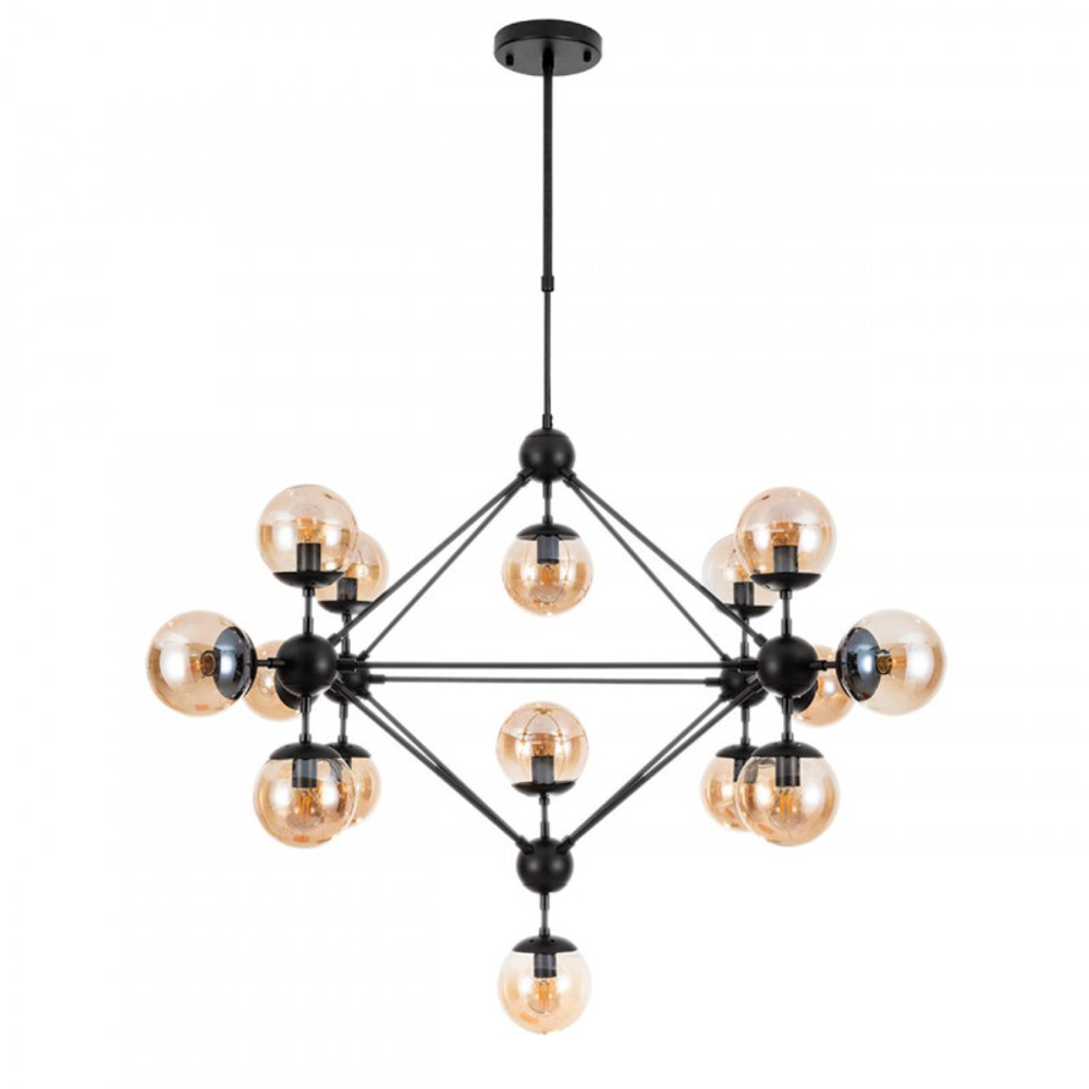 Люстра на штанге Arte Lamp A1664SP-15BK