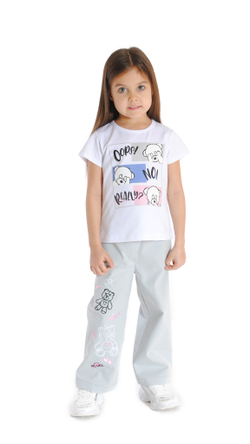 Брюки джинсовые для девочки 2-8 лет Fleur de Vie
