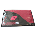 Малиново-черная подушка для любви HANNA с фиксаторами (Цвет: малиновый с чёрным)