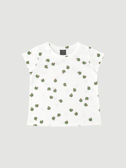 Футболка для девочек Mjölk Яблочки