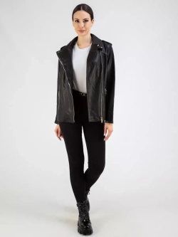 Кожаная куртка демисезонная косуха