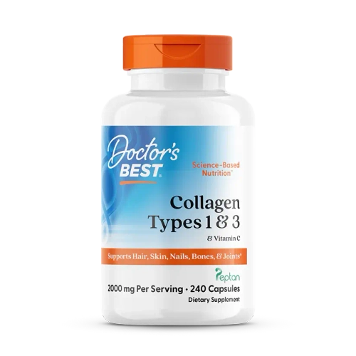 Collagen Types 1 and 3 and Vitamin C 2000 мг на порцию 240 капсул Doctors Best