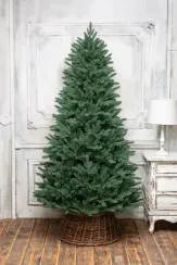 Искусственная елка Французская 240 см., литая хвоя+ПВХ, ЕлкиТорг (166240)