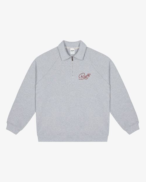 Толстовка Ruff Global Halfzip Sport Jacket серый меланж