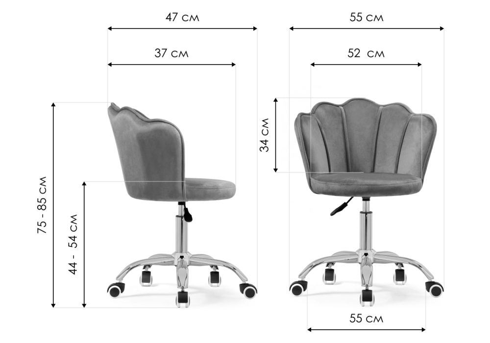 Компьютерное кресло Bud blue