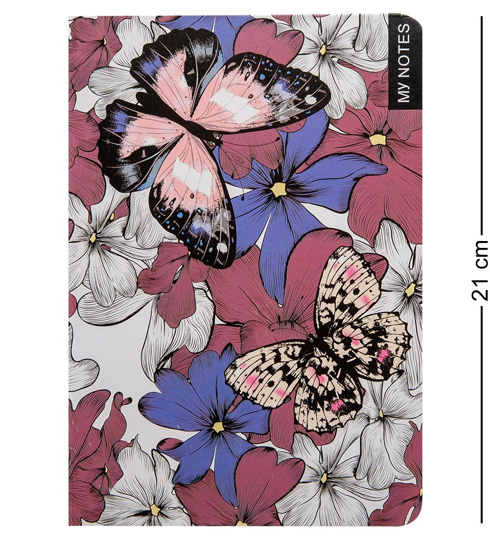 BM-18/4 Блокнот бол. «Тропические бабочки» (твердая обложка)